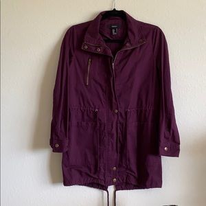 Maroon Utility Jacket